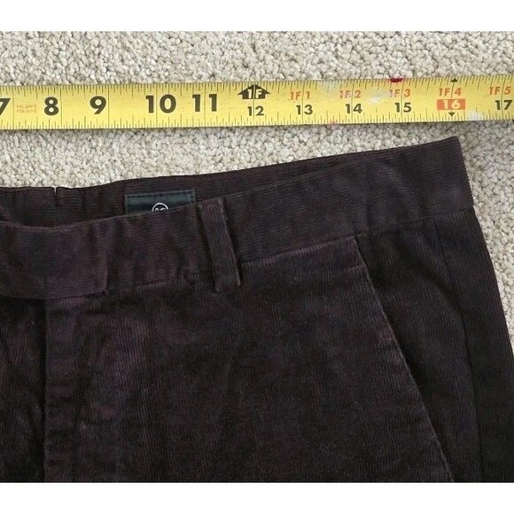 AG Adriano Goldschmied Solomon Slouchy Corduroy Pants Men’s 32 x 27 Dark Brown - Picture 10 of 10